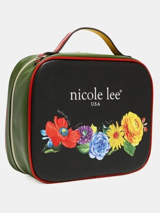 NWT Nicole Lee USA Printed Handbag with Three Pouches - Picture 2 of 3